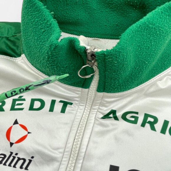 Nalini 90's Credit Agricole Insulated Winter Cold Cycling Jacket Jersey Men's M - Picture 6 of 11